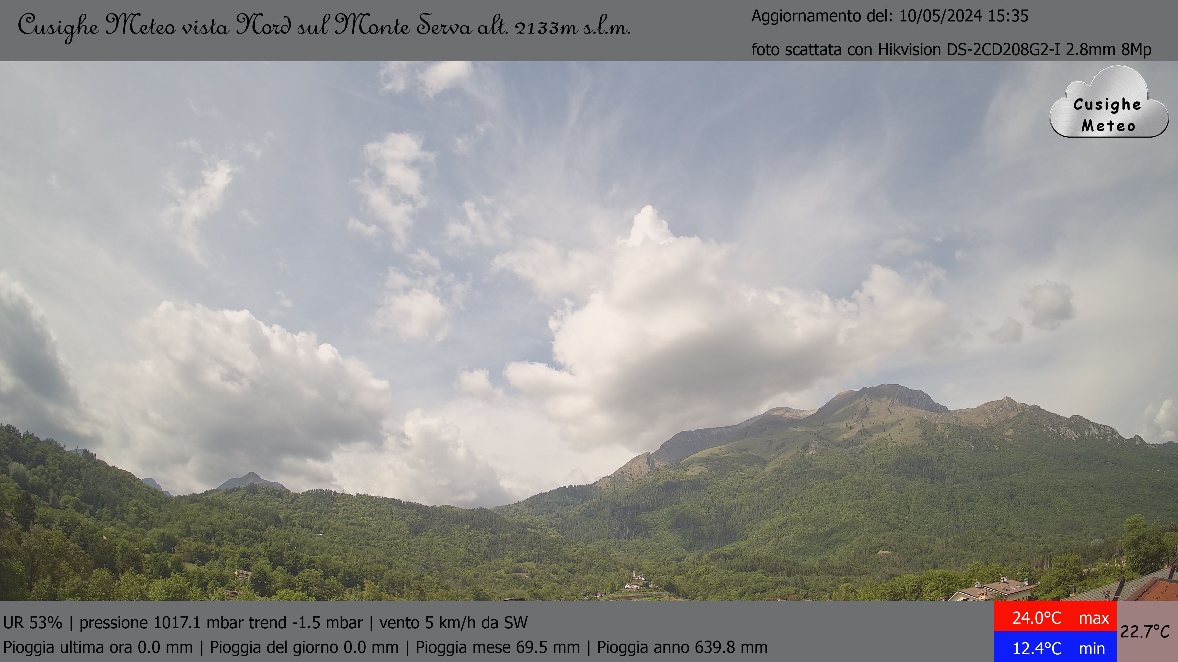 immagine della webcam nei dintorni di Revine Lago: webcam Belluno