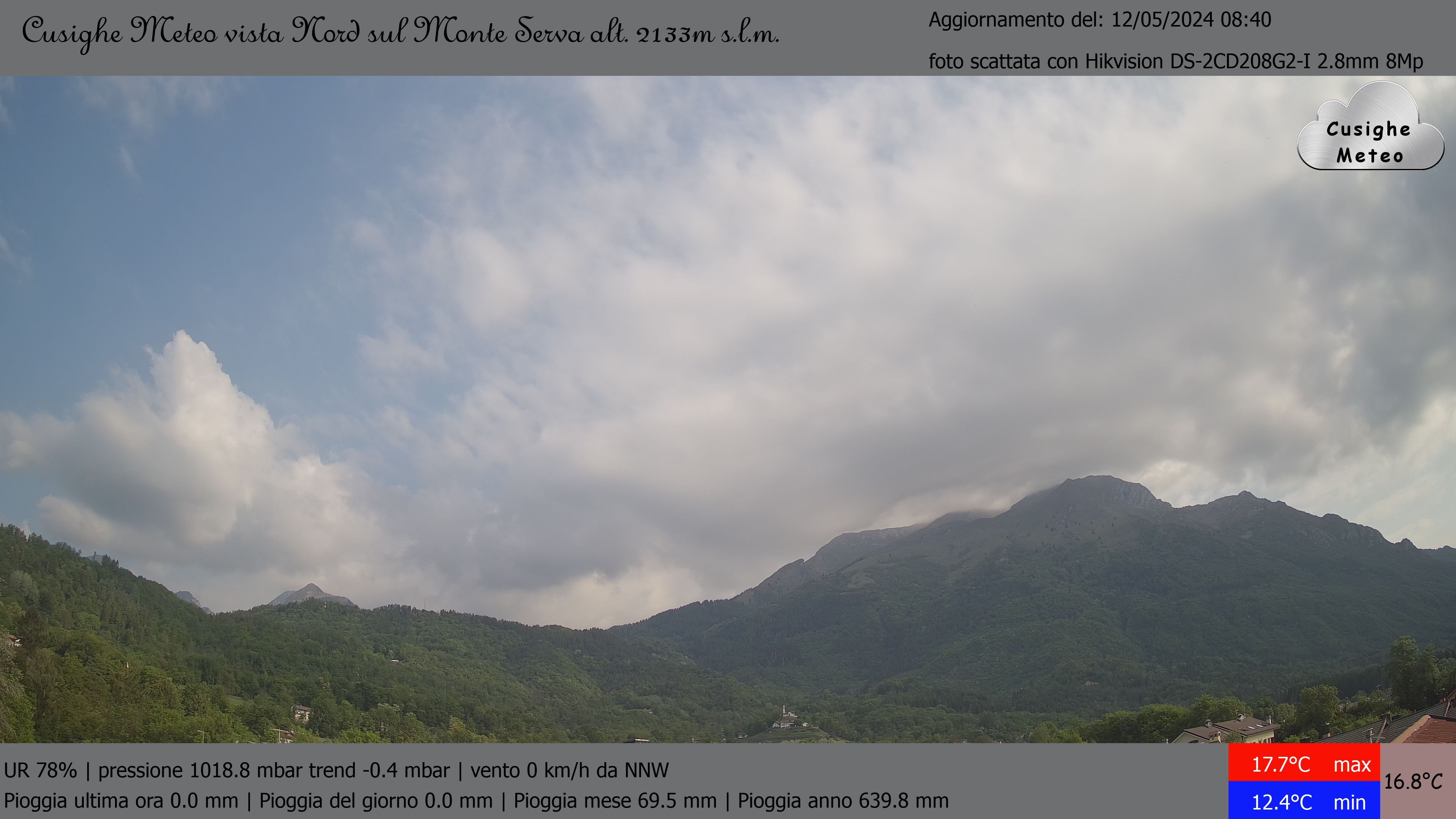 immagine della webcam nei dintorni di Alpe Nevegal: webcam Belluno
